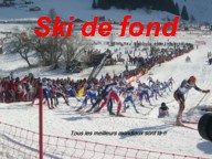 Image g�n�rique illustrant le type Sportives et le sous type Ski de fond